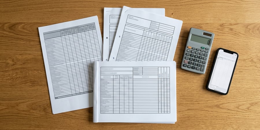 Tenancy deposit dispute paperwork and inventory documents