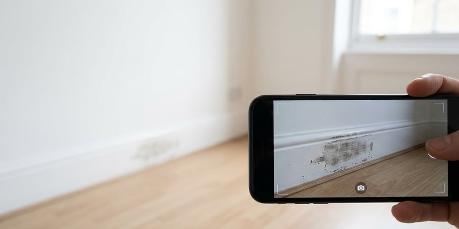 Check-in inventory photography documenting property condition