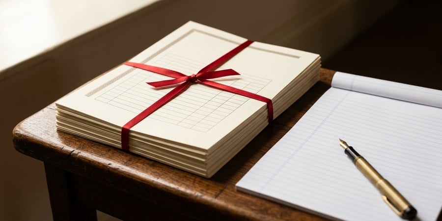 Section 8 possession claim documents in a London courtroom