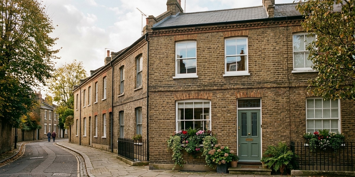 What is an HMO explained, a warm approachable shared London house with a period facade