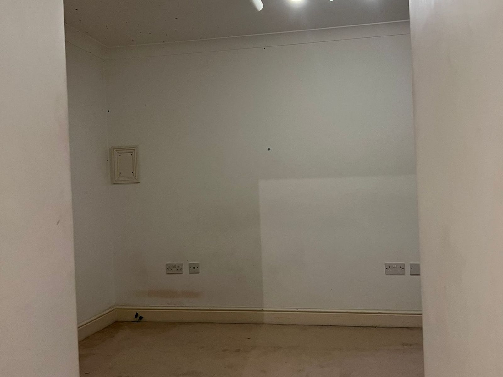 Villiers Street flat, Westminster, bedroom before refurbishment