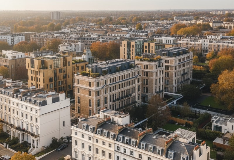 Multiple London residential and commercial buildings